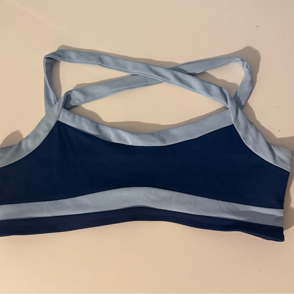 Large Tiger Friday blue blade bra.